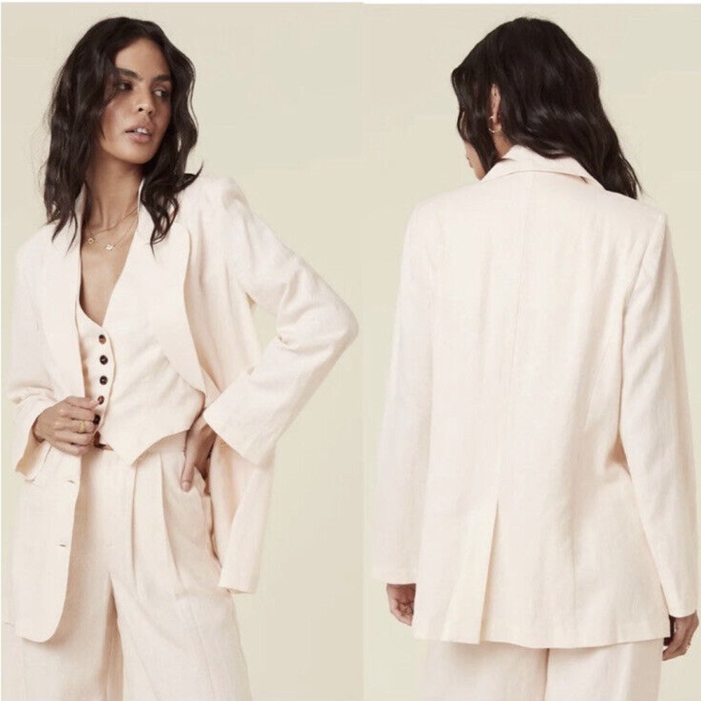 Spell Every Single Day Linen Blazer